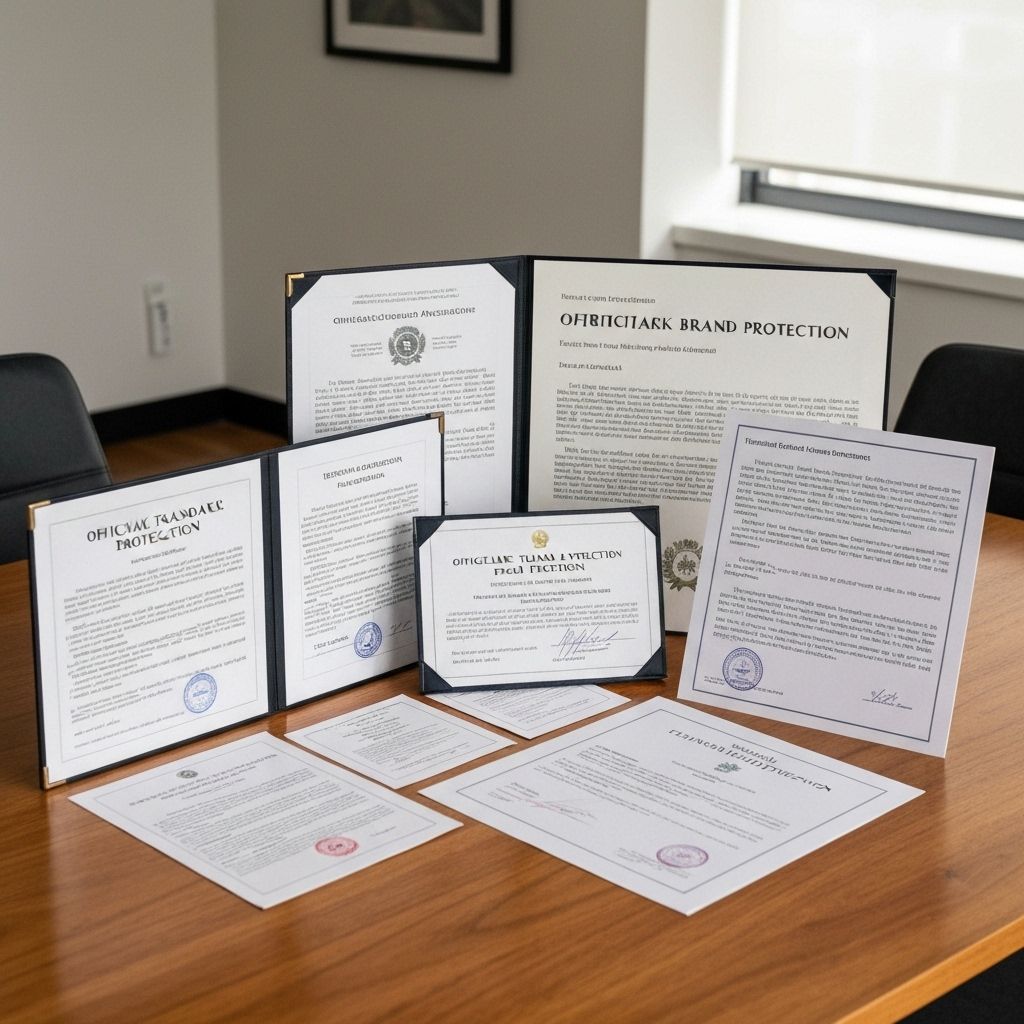 Trademark background